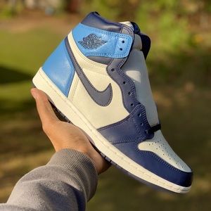 Brand New Sail Obsidian Jordan 1’s